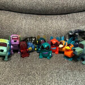 Vintage Retro 2001 Tiger Electronics Robo Chi Toys Set of 11 Happy Meal